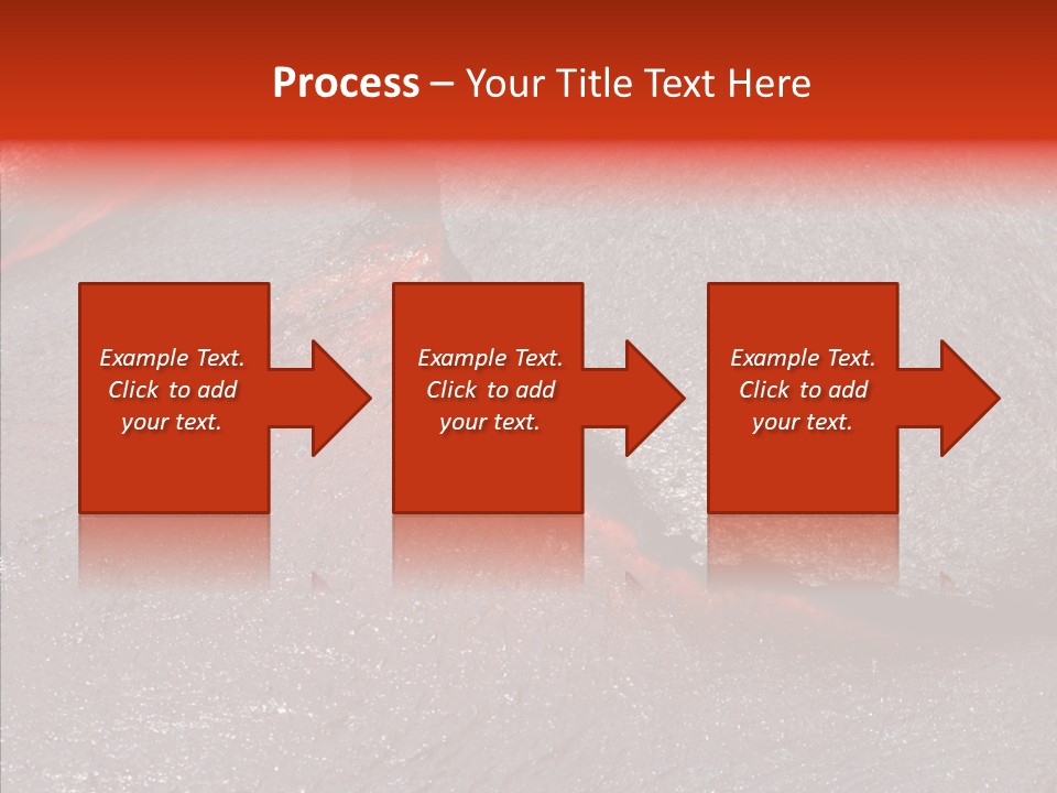 Burning Stream Superheated PowerPoint Template