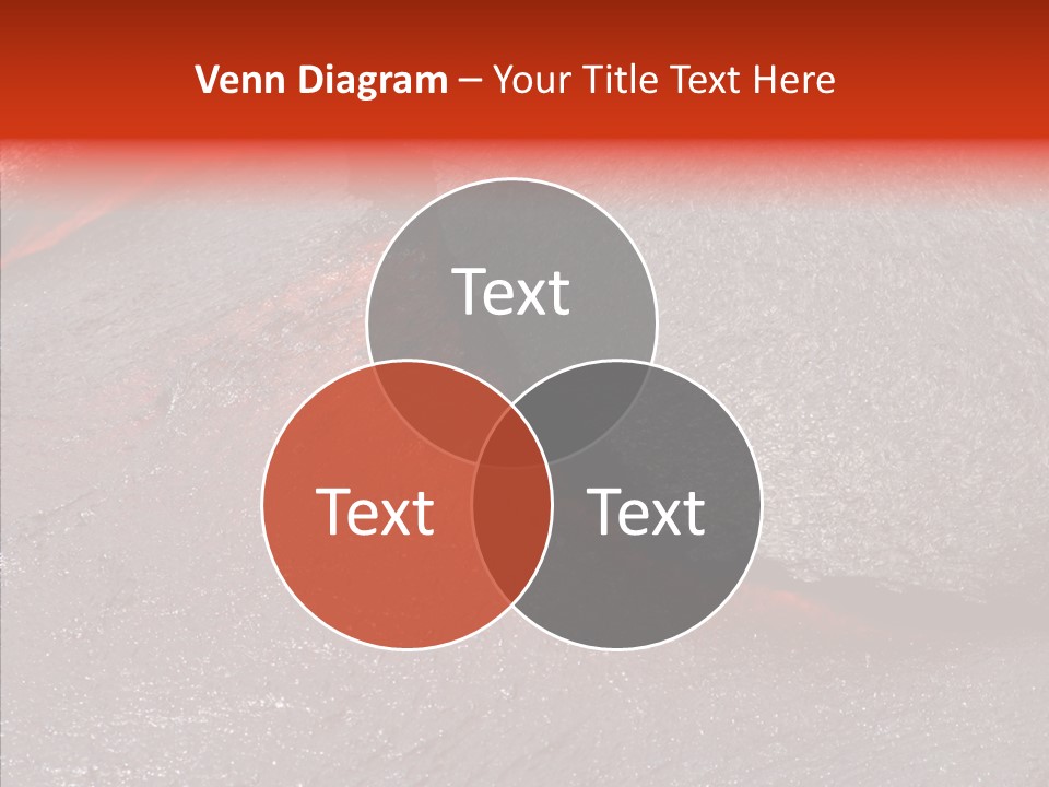 Burning Stream Superheated PowerPoint Template