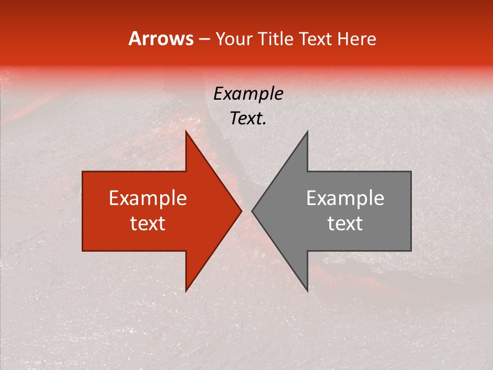 Burning Stream Superheated PowerPoint Template
