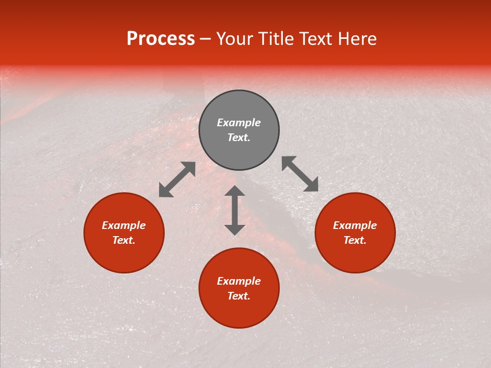 Burning Stream Superheated PowerPoint Template