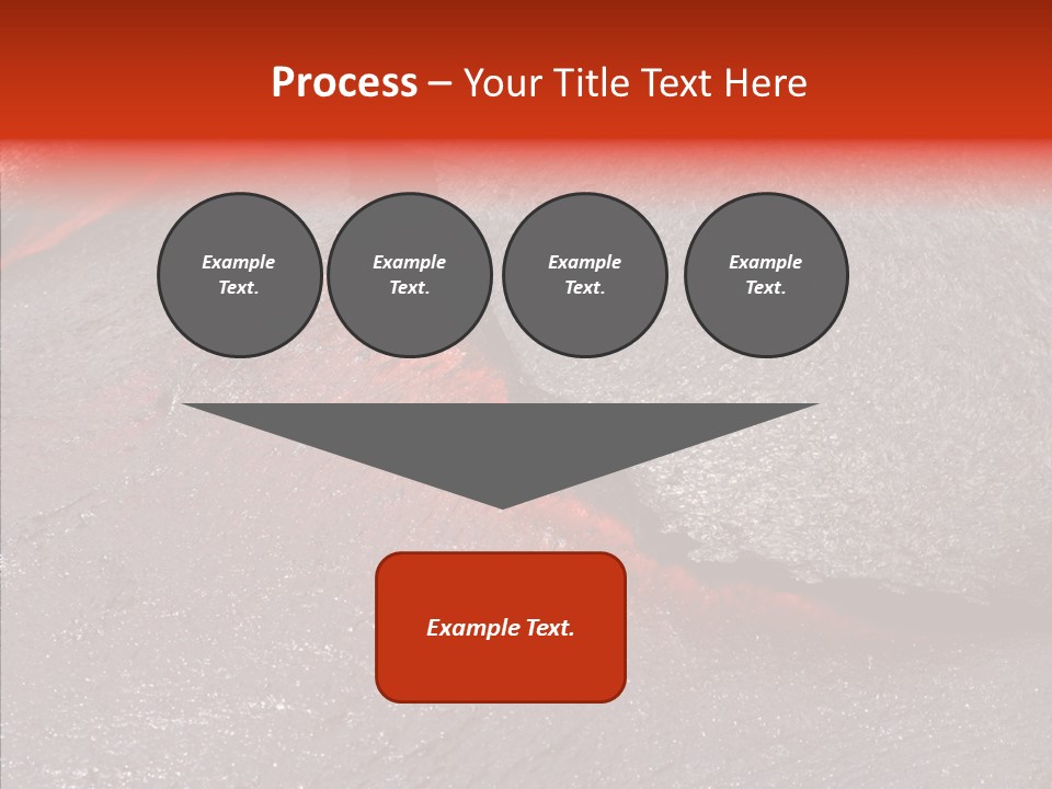 Burning Stream Superheated PowerPoint Template