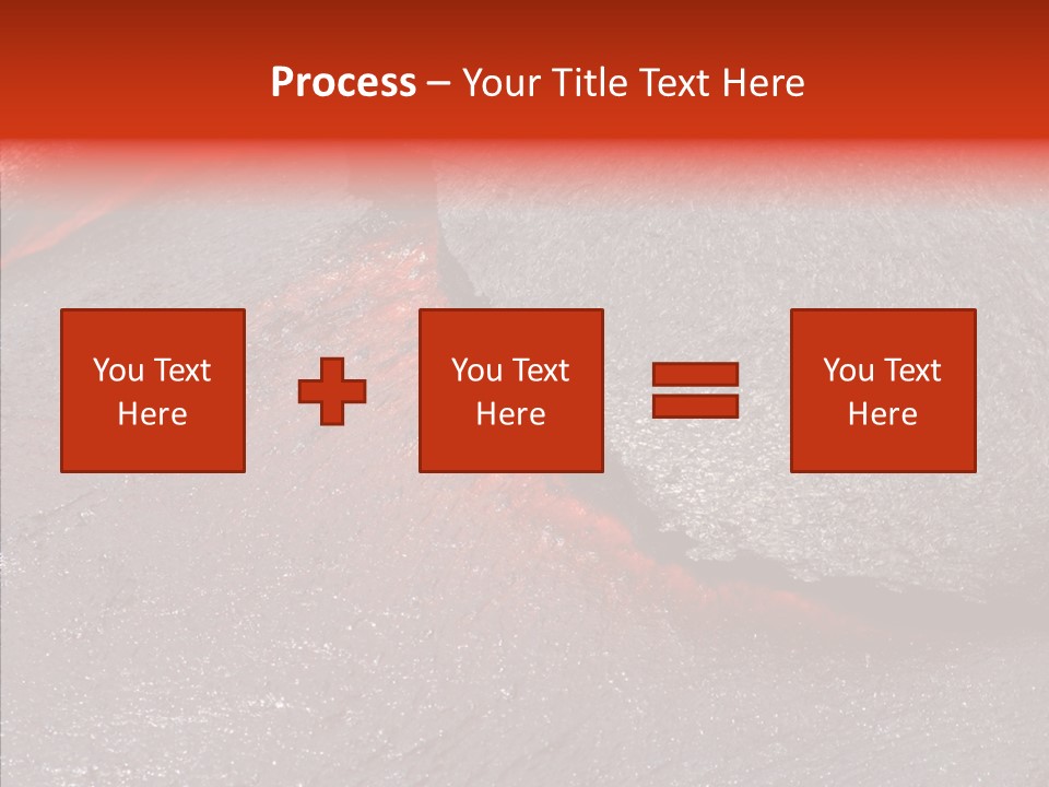 Burning Stream Superheated PowerPoint Template