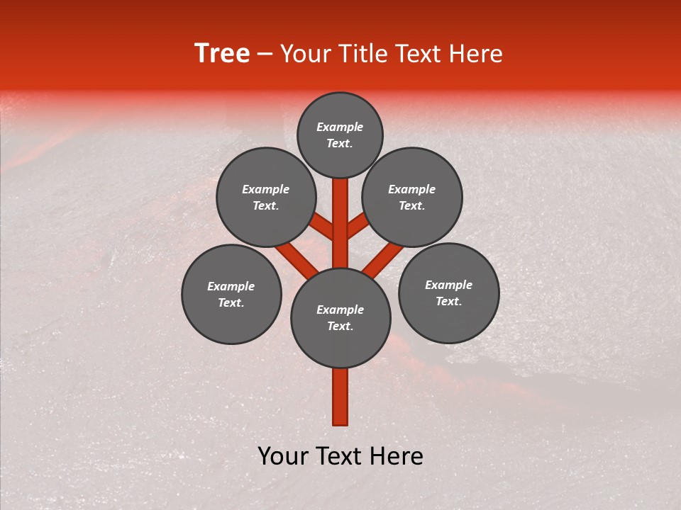 Burning Stream Superheated PowerPoint Template