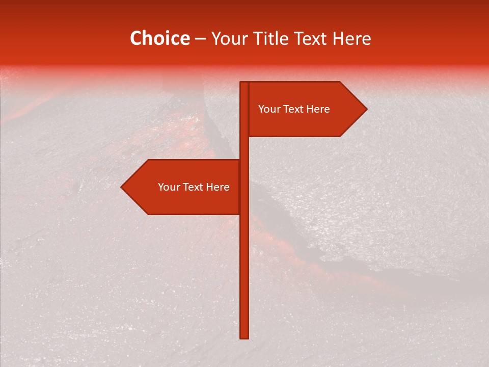 Burning Stream Superheated PowerPoint Template