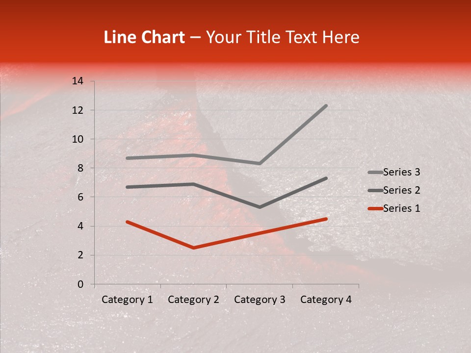 Burning Stream Superheated PowerPoint Template