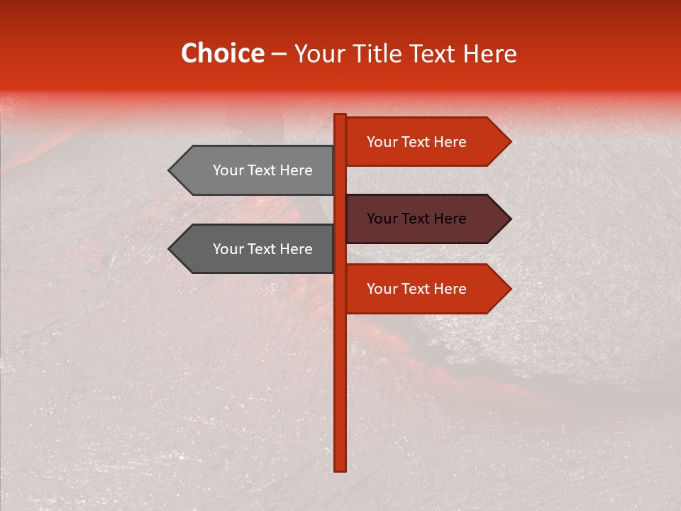 Burning Stream Superheated PowerPoint Template