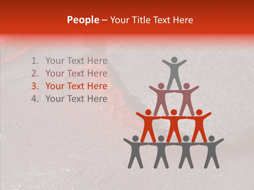 Burning Stream Superheated PowerPoint Template