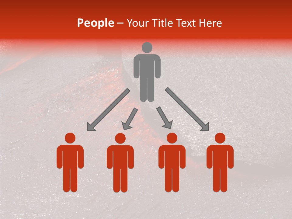 Burning Stream Superheated PowerPoint Template