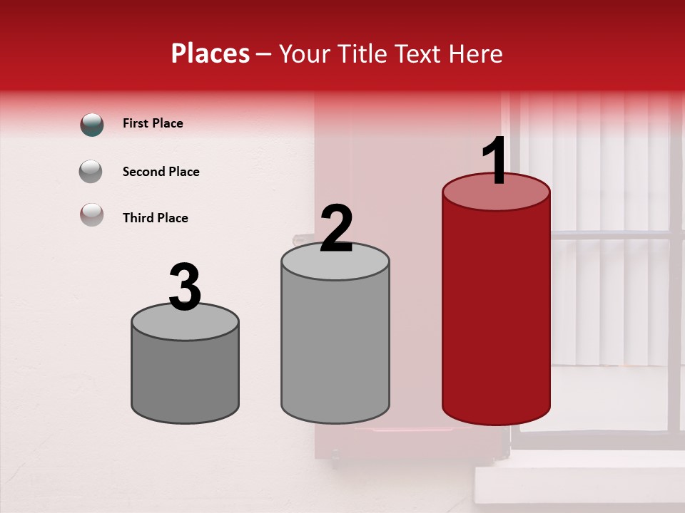 Shadow Flap Window PowerPoint Template