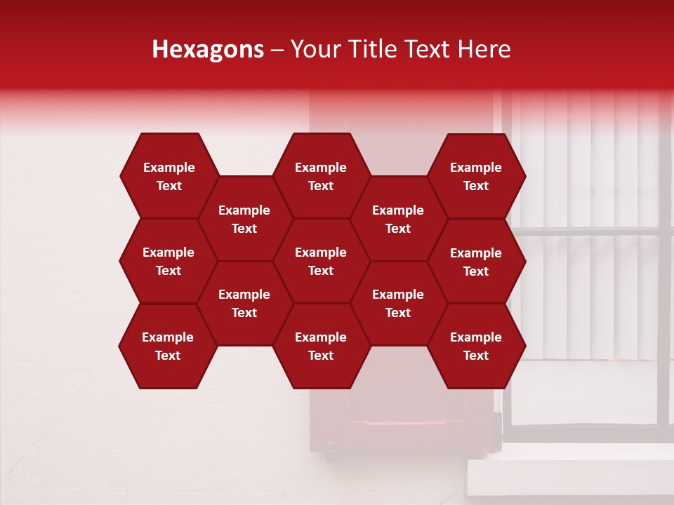 Shadow Flap Window PowerPoint Template