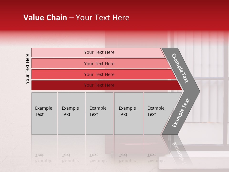 Shadow Flap Window PowerPoint Template