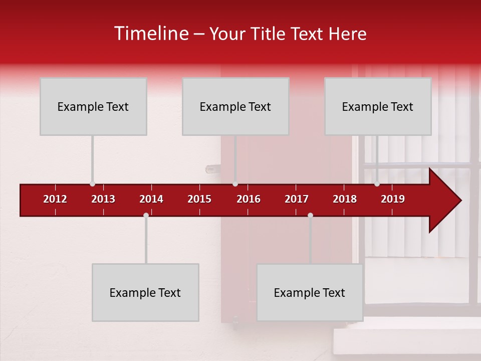 Shadow Flap Window PowerPoint Template