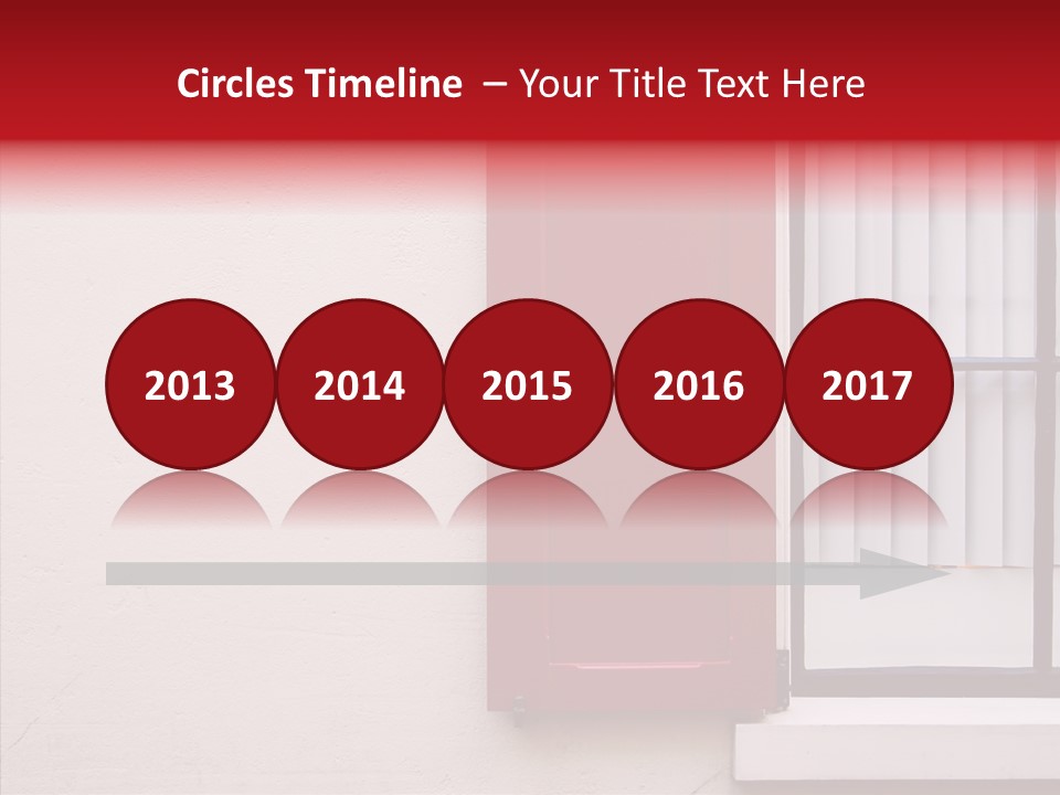 Shadow Flap Window PowerPoint Template