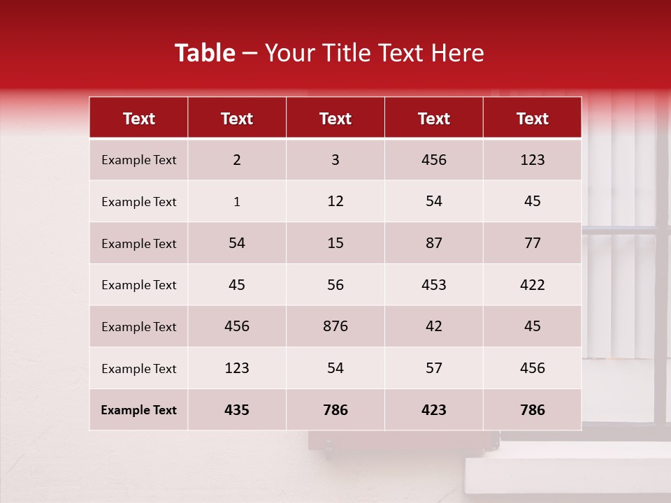 Shadow Flap Window PowerPoint Template