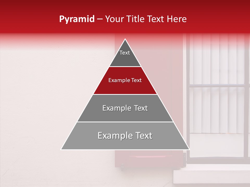 Shadow Flap Window PowerPoint Template