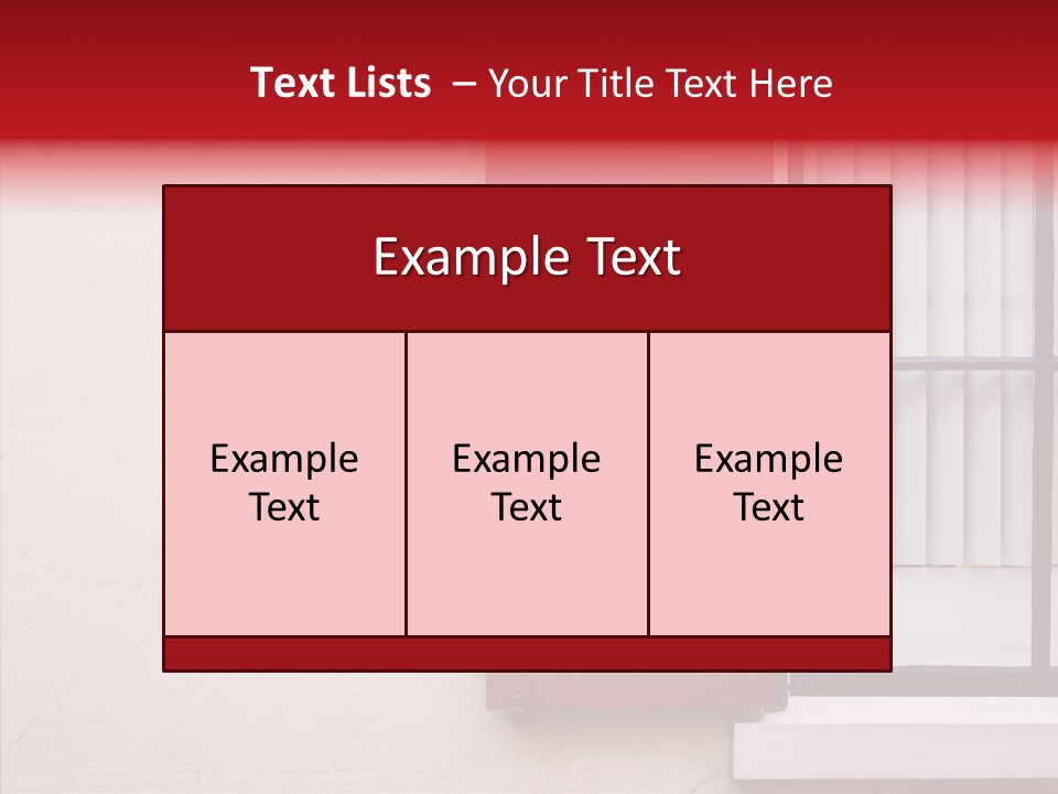 Shadow Flap Window PowerPoint Template