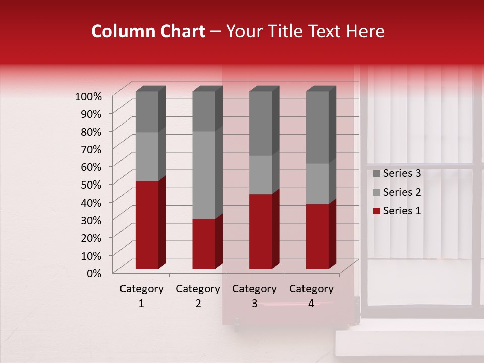 Shadow Flap Window PowerPoint Template