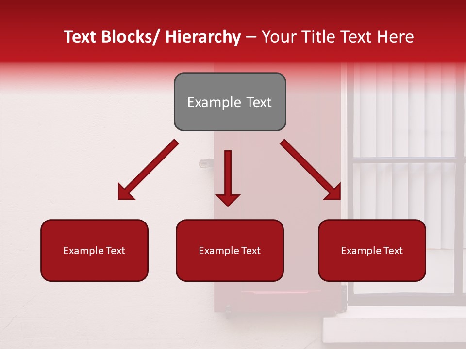 Shadow Flap Window PowerPoint Template