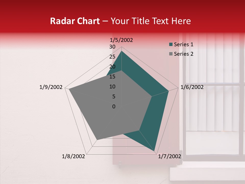 Shadow Flap Window PowerPoint Template