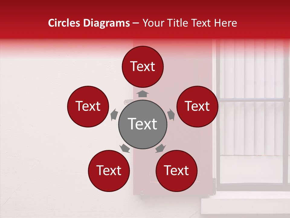 Shadow Flap Window PowerPoint Template