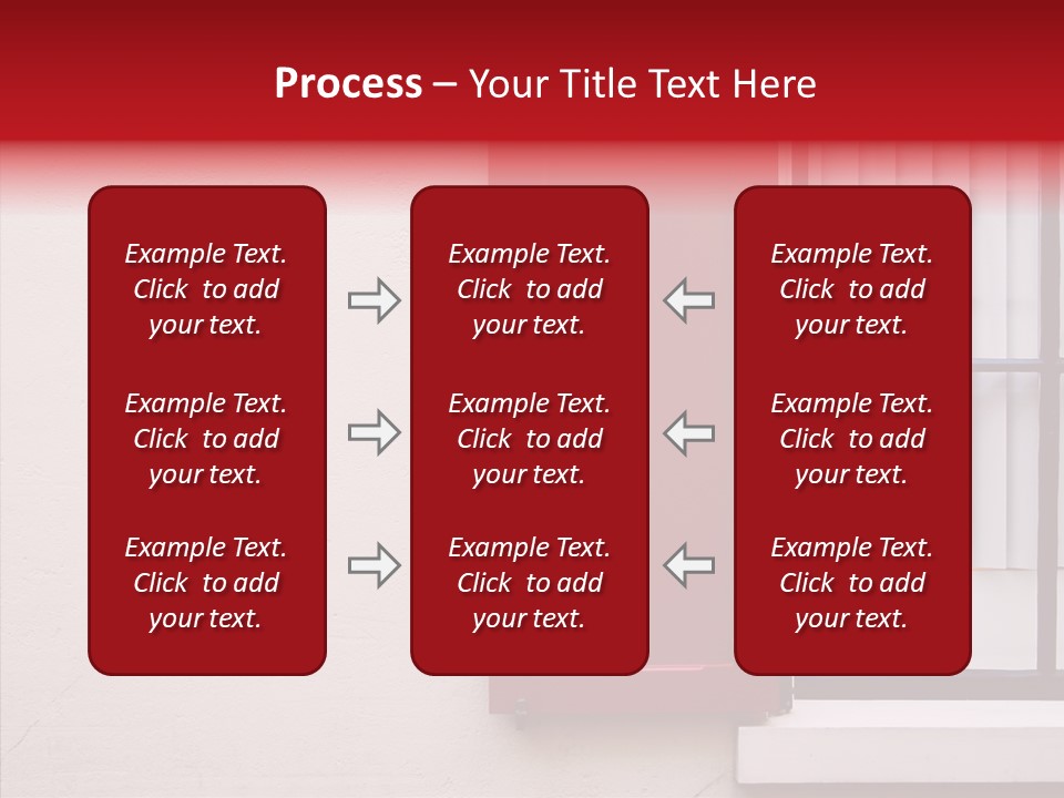 Shadow Flap Window PowerPoint Template
