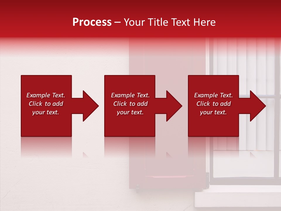 Shadow Flap Window PowerPoint Template