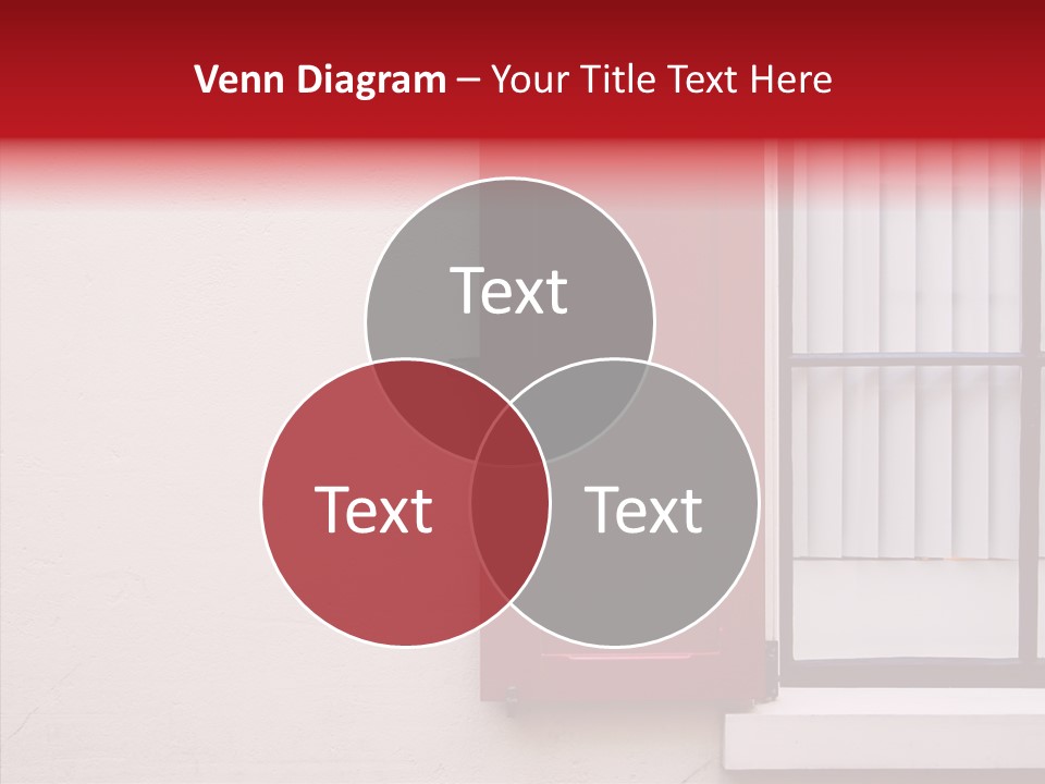Shadow Flap Window PowerPoint Template