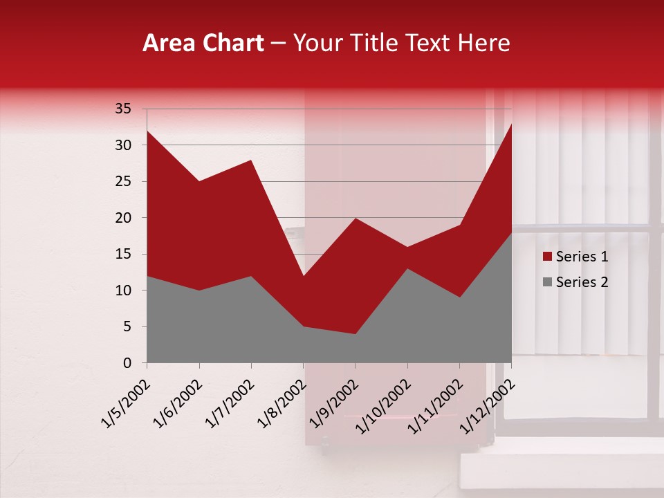 Shadow Flap Window PowerPoint Template