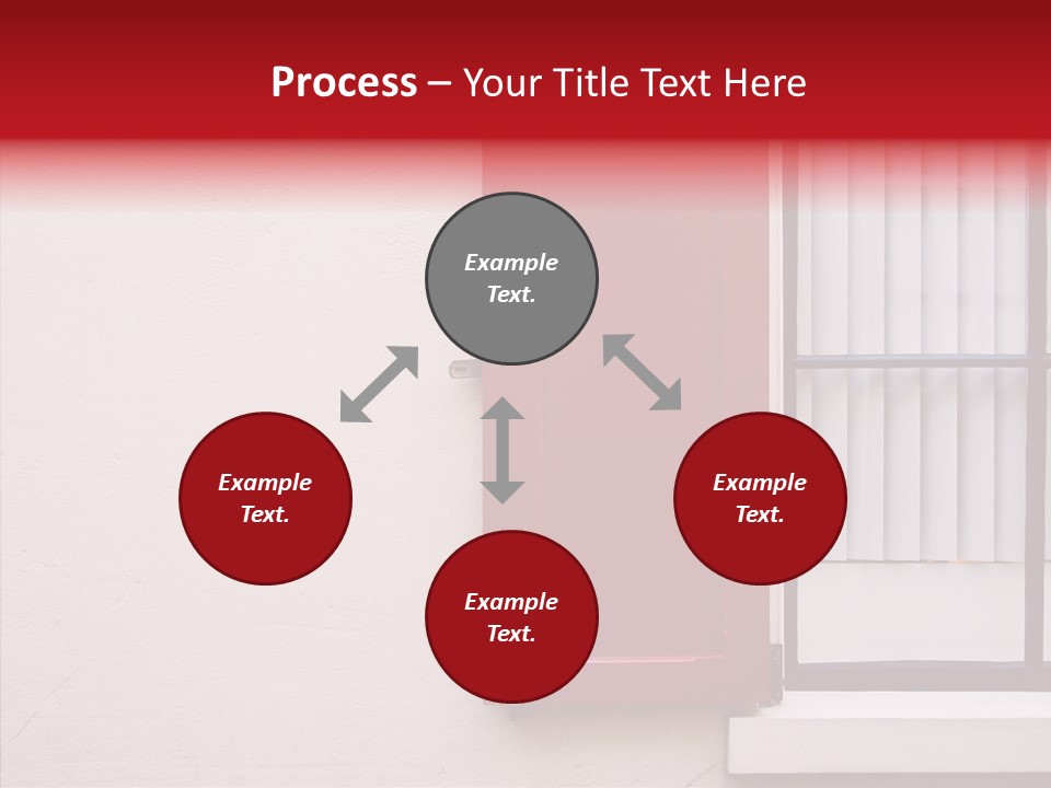 Shadow Flap Window PowerPoint Template