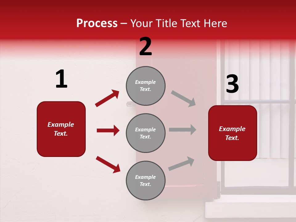 Shadow Flap Window PowerPoint Template