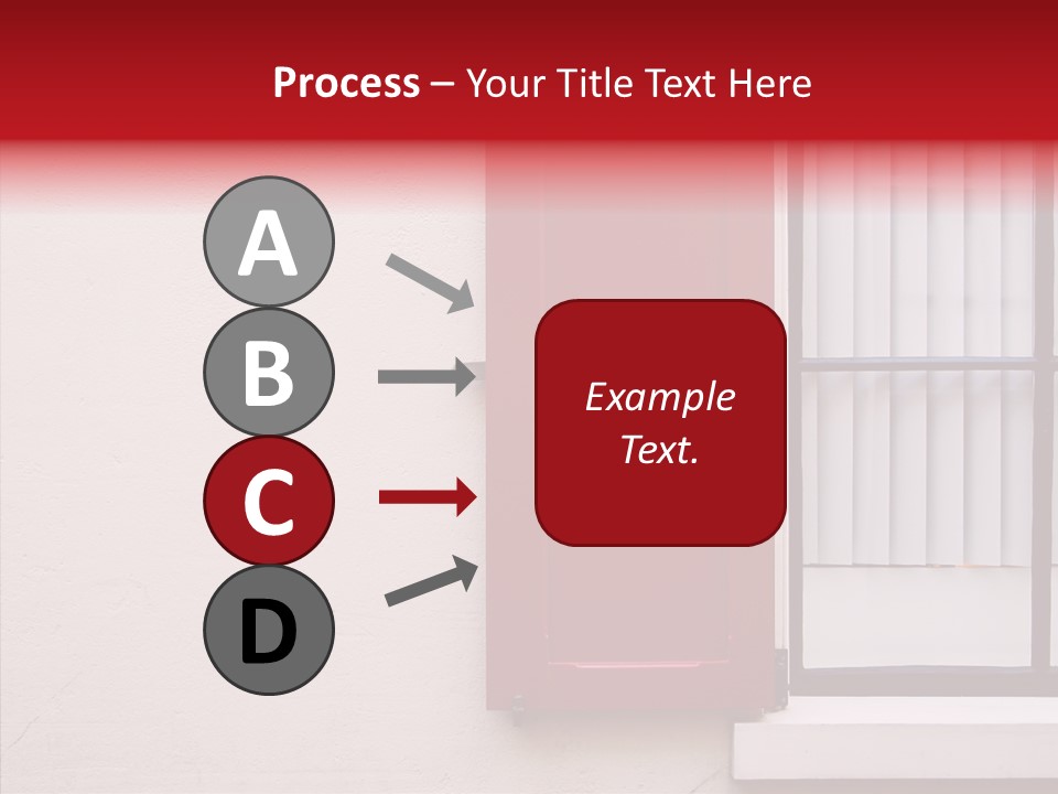 Shadow Flap Window PowerPoint Template