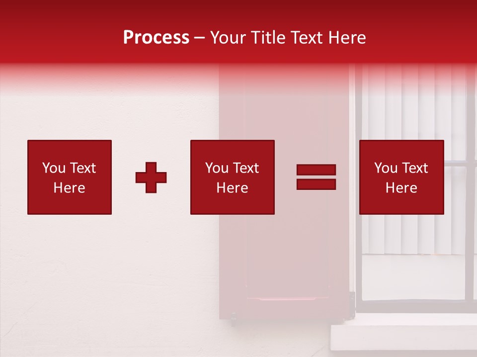 Shadow Flap Window PowerPoint Template