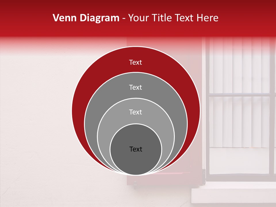 Shadow Flap Window PowerPoint Template