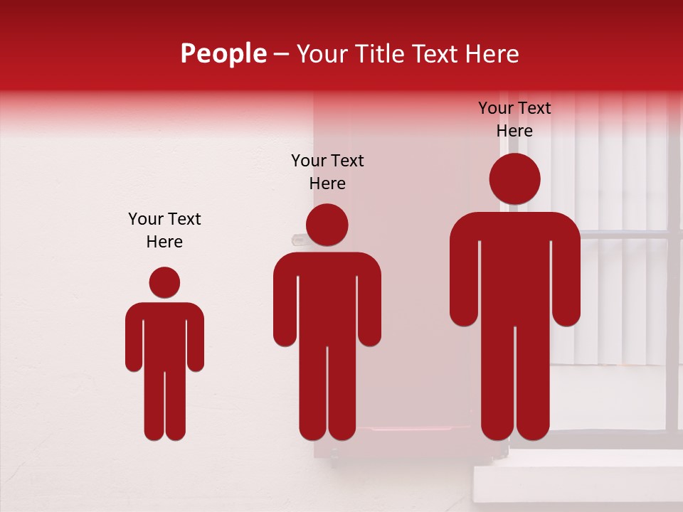 Shadow Flap Window PowerPoint Template