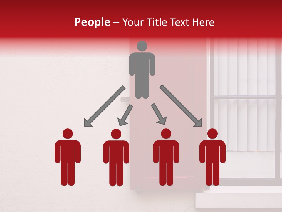 Shadow Flap Window PowerPoint Template