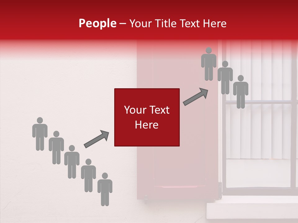 Shadow Flap Window PowerPoint Template