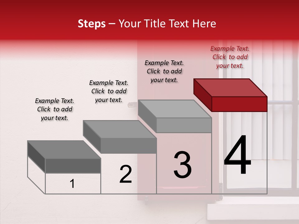 Shadow Flap Window PowerPoint Template