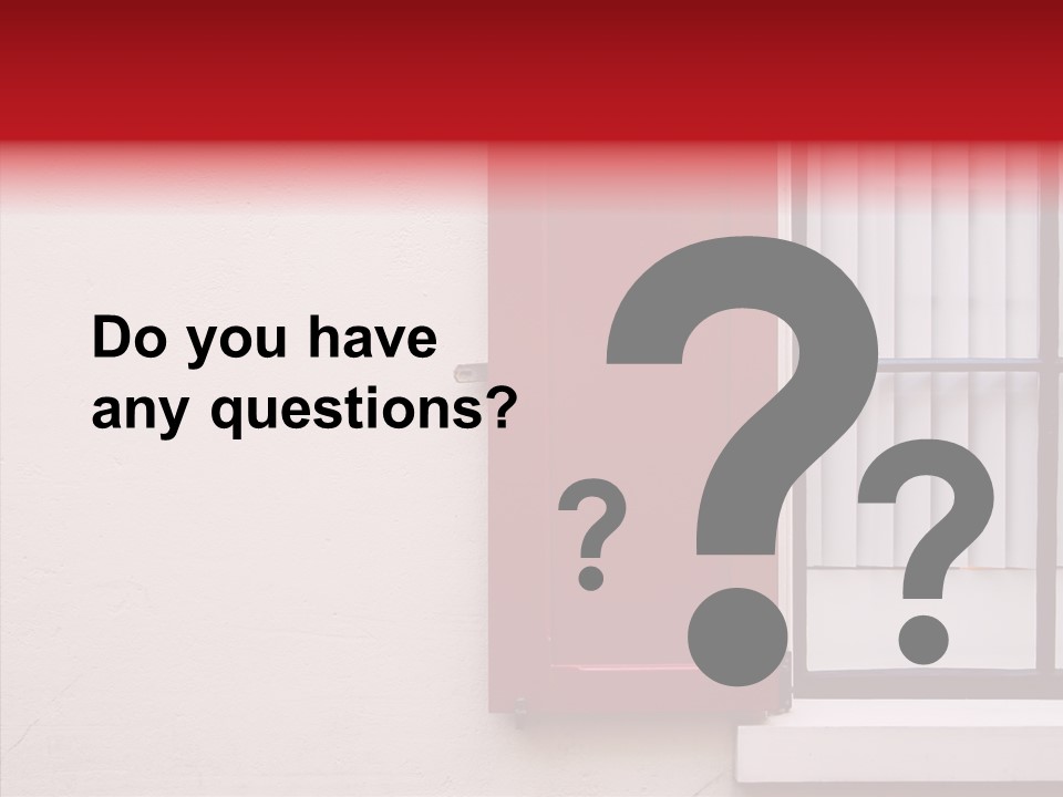 Shadow Flap Window PowerPoint Template