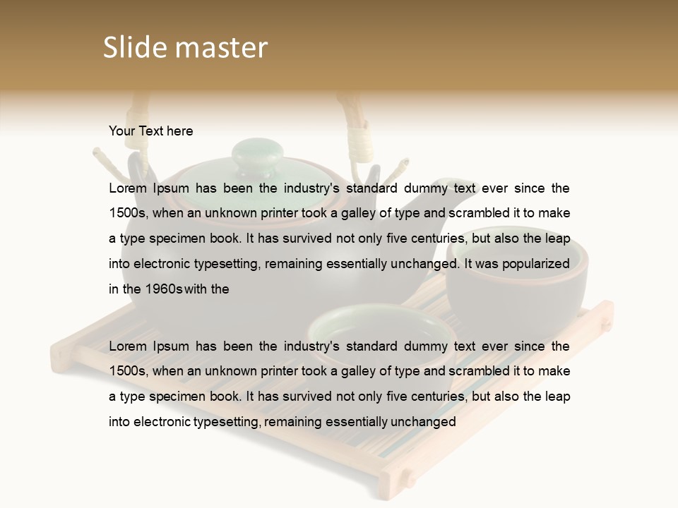 Ceramic Antique Health PowerPoint Template