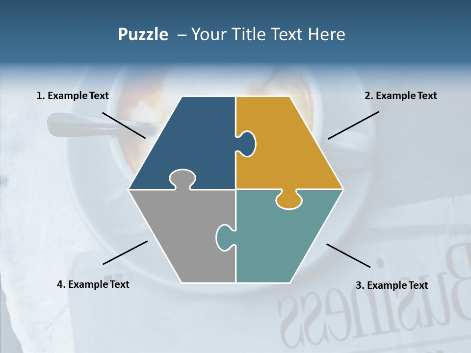 Finance Mugs Caffeine PowerPoint Template