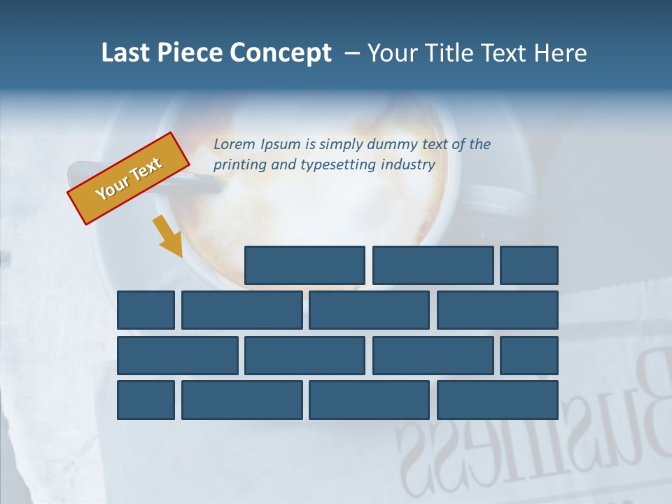 Finance Mugs Caffeine PowerPoint Template