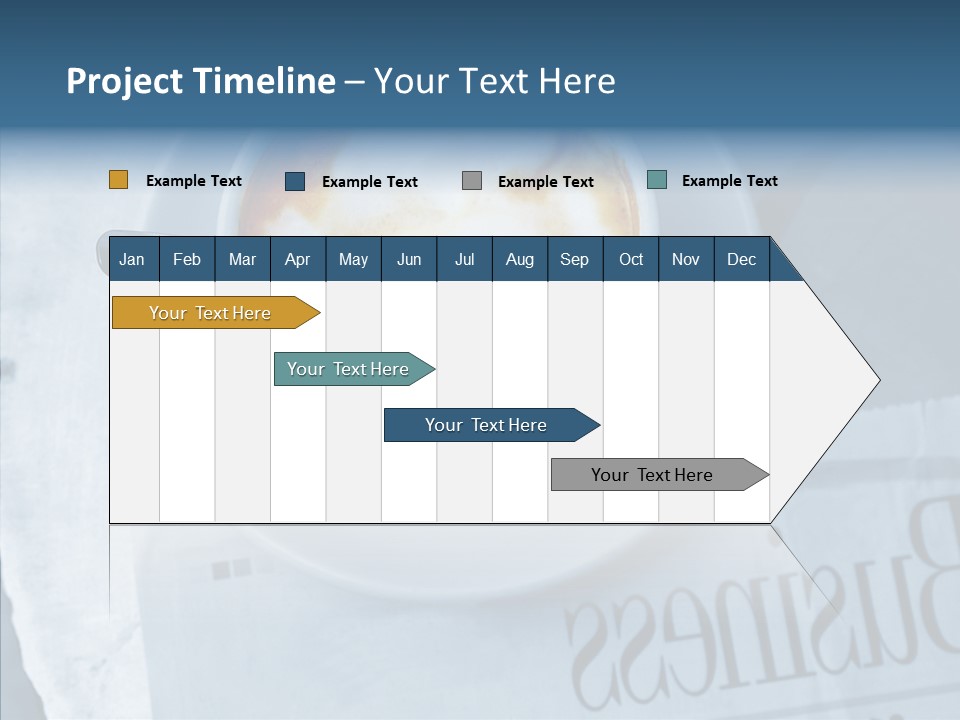 Finance Mugs Caffeine PowerPoint Template