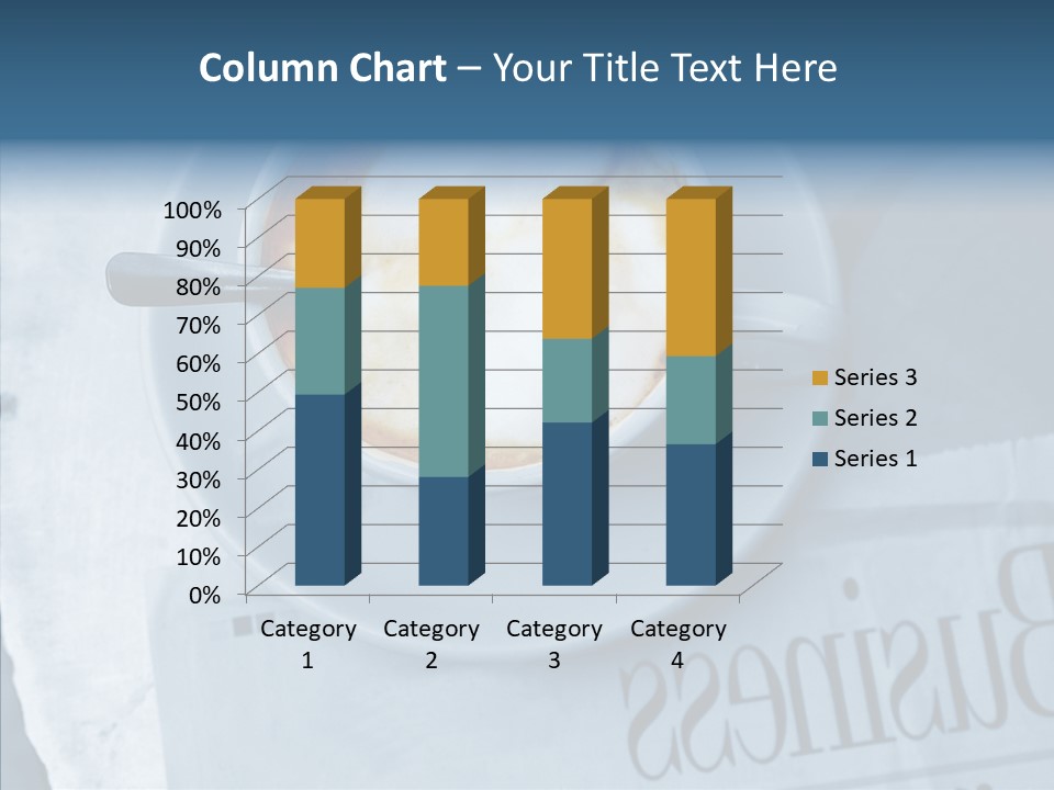 Finance Mugs Caffeine PowerPoint Template