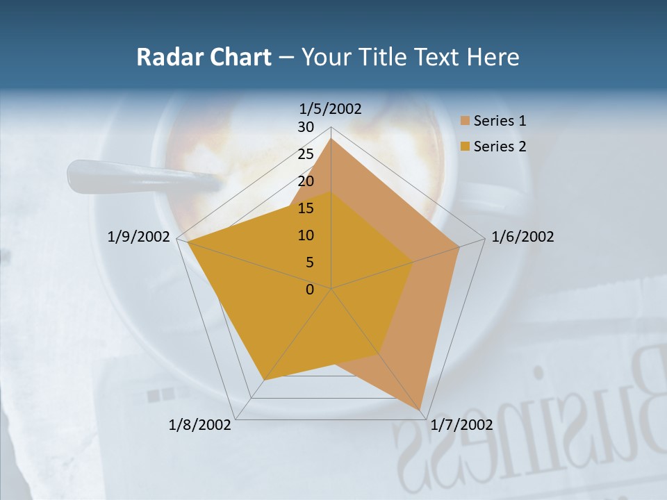 Finance Mugs Caffeine PowerPoint Template