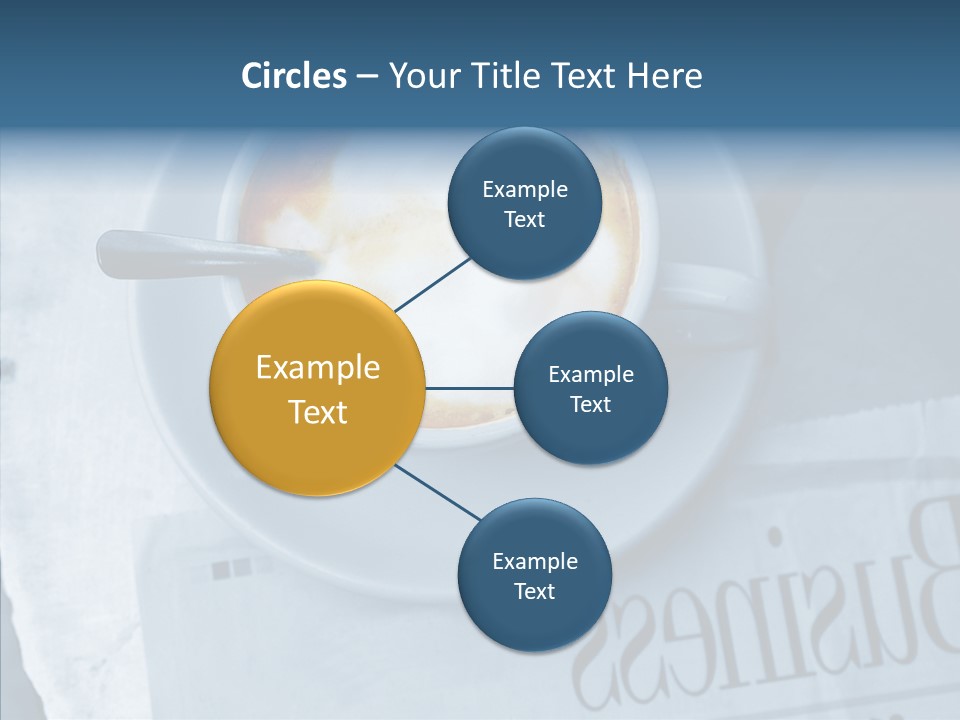 Finance Mugs Caffeine PowerPoint Template