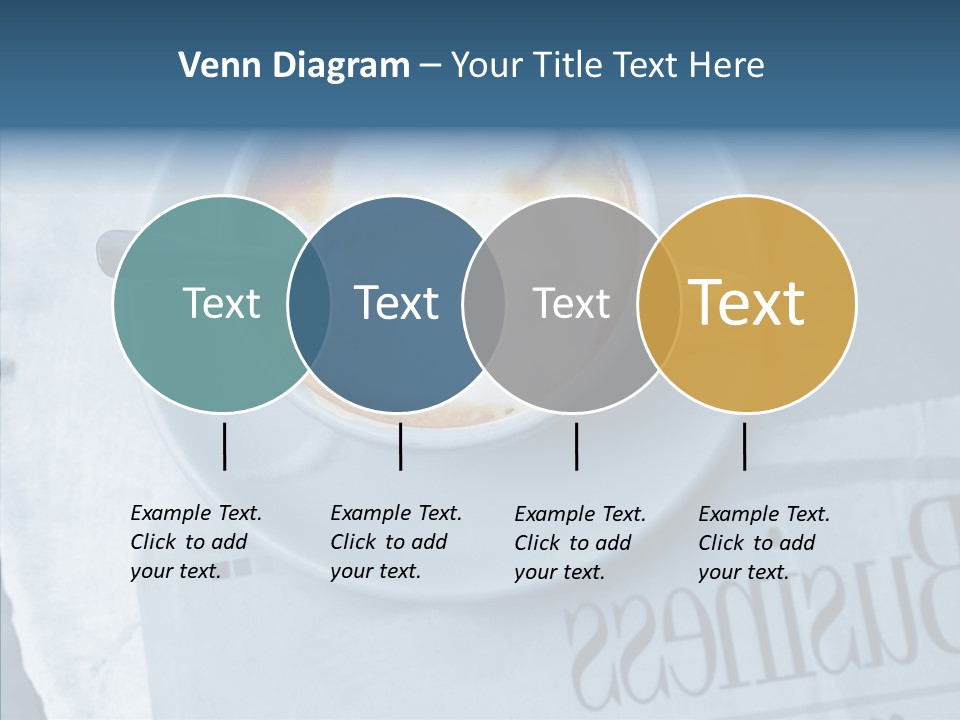 Finance Mugs Caffeine PowerPoint Template