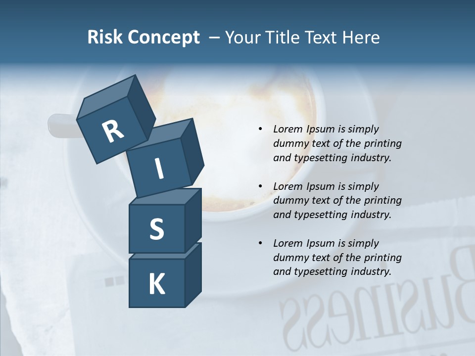 Finance Mugs Caffeine PowerPoint Template