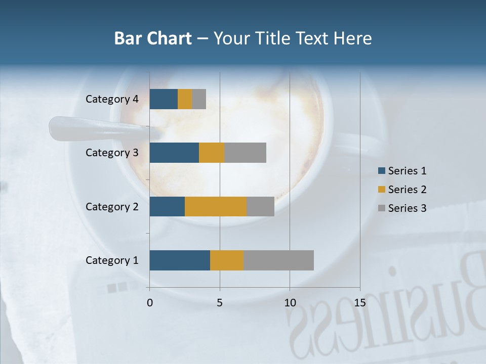 Finance Mugs Caffeine PowerPoint Template