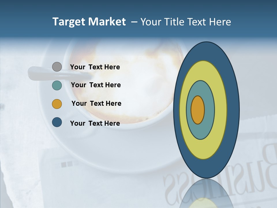 Finance Mugs Caffeine PowerPoint Template