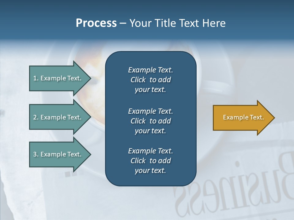 Finance Mugs Caffeine PowerPoint Template